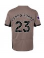 Tottenham Hotspur Pedro Porro #23 Ausweichtrikot für Frauen 2023-24 Kurzarm